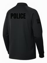 Black Tactical Long Sleeve - Police Men's Shirt (Black)