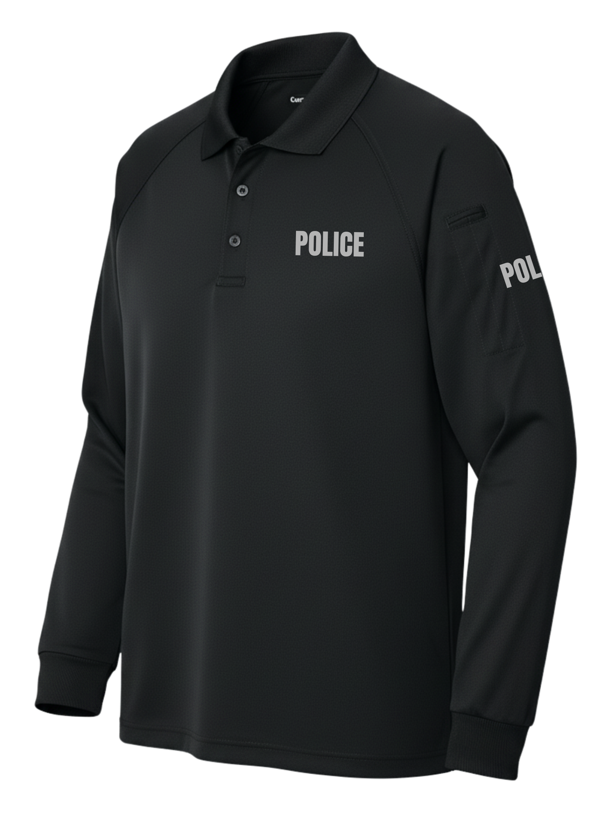 Black Tactical Long Sleeve - Police Men's Shirt (Gray)