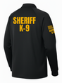 Black Tactical Long Sleeve - Sheriff K-9 Men's Shirt (Yellow)