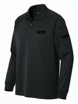 Black Tactical Long Sleeve - Sheriff Men's Shirt (Black)