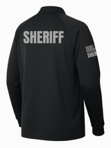Black Tactical Long Sleeve - Sheriff Men's Shirt (Gray)
