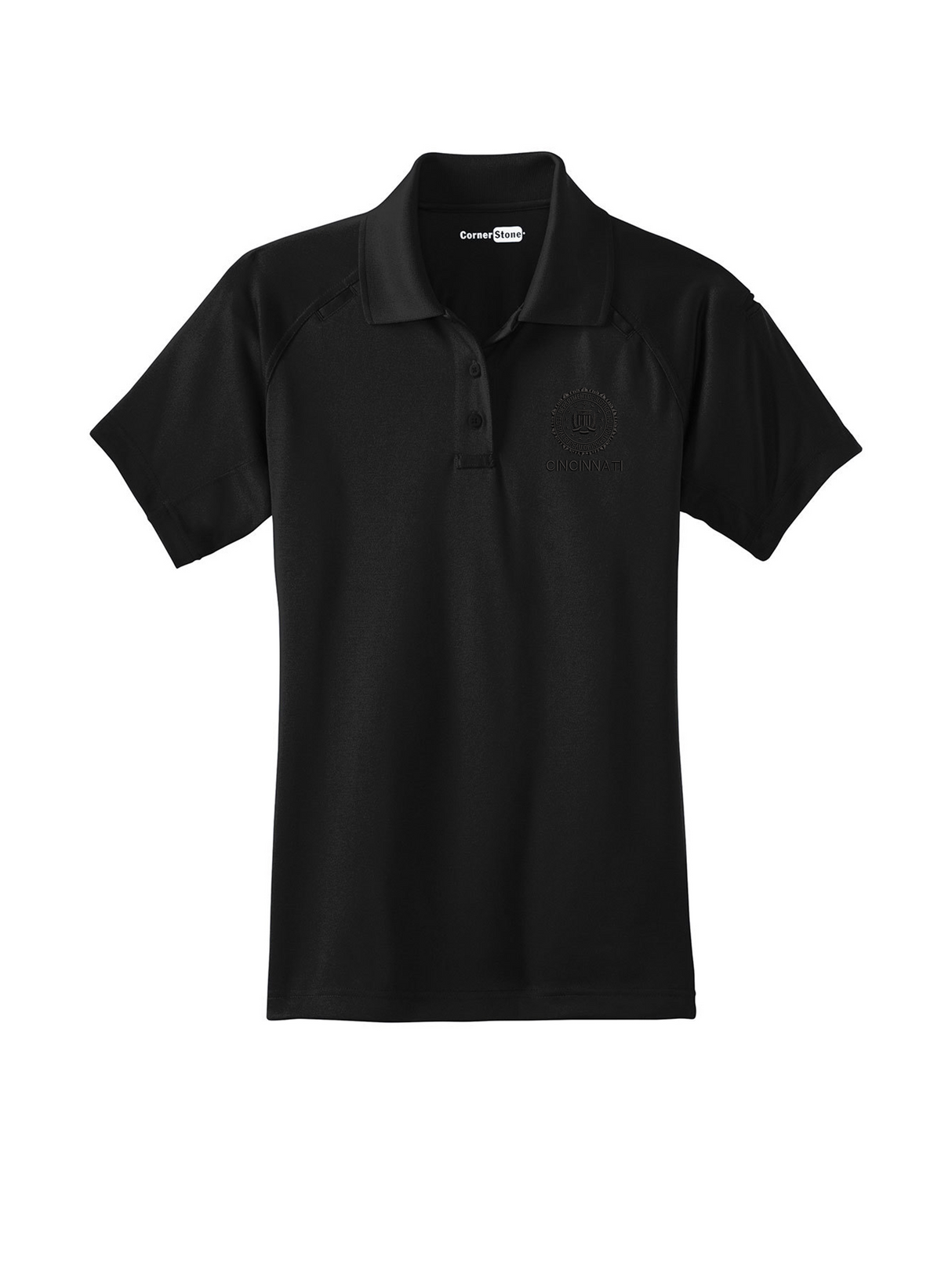 FBI Cincinnati - Women's Tactical Short Sleeve Polo Black government employee uniform shirt