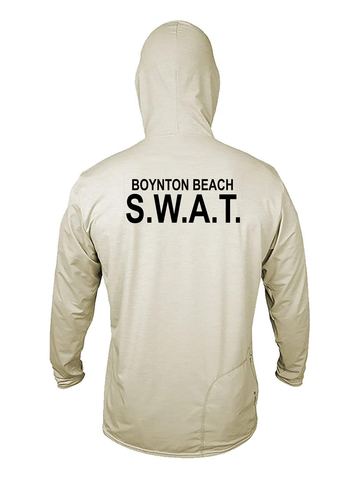  Boynton Beach SWAT Unit Hoodie Stone 1