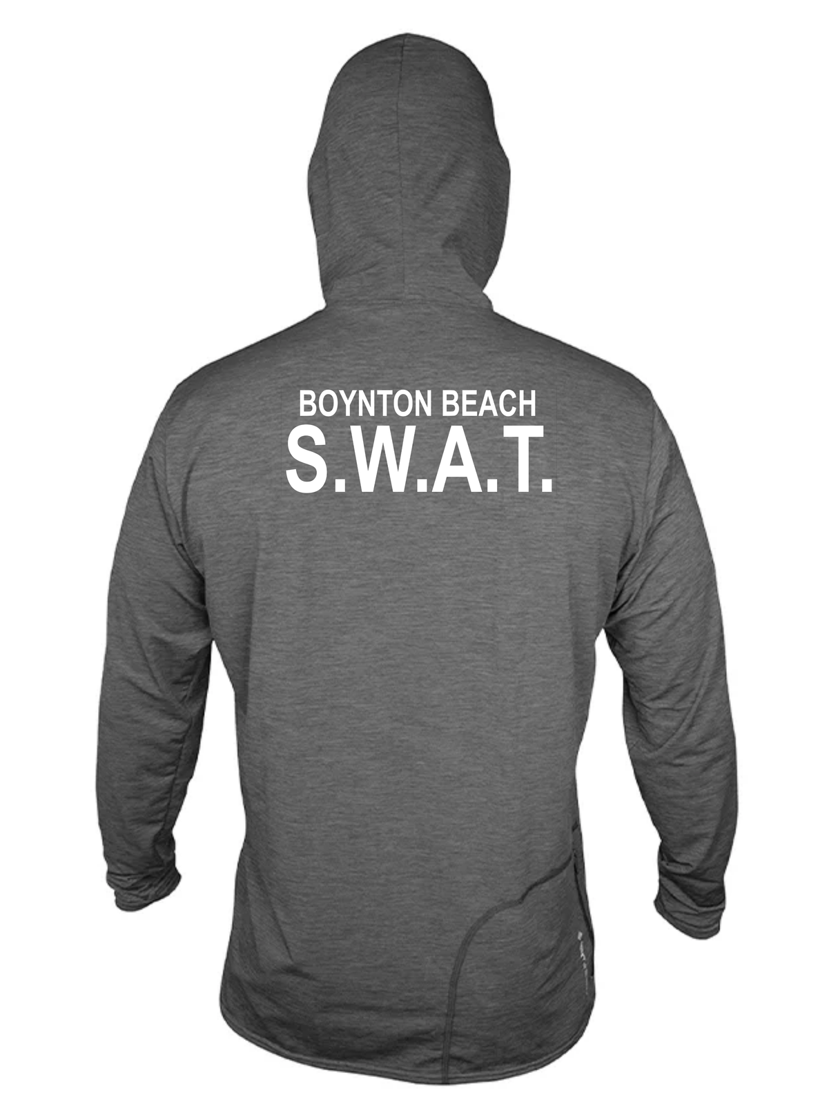  Boynton Beach SWAT Unit Hoodie gray 2