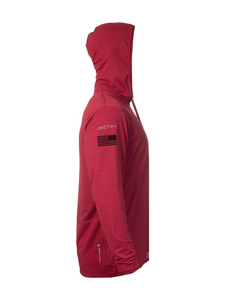 Broward Sheriff Office (BSO) QRF long sleeve anetik instructor red hoodie right