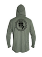 Broward Sheriff Office (BSO) QRF long sleeve anetik olive hoodie back