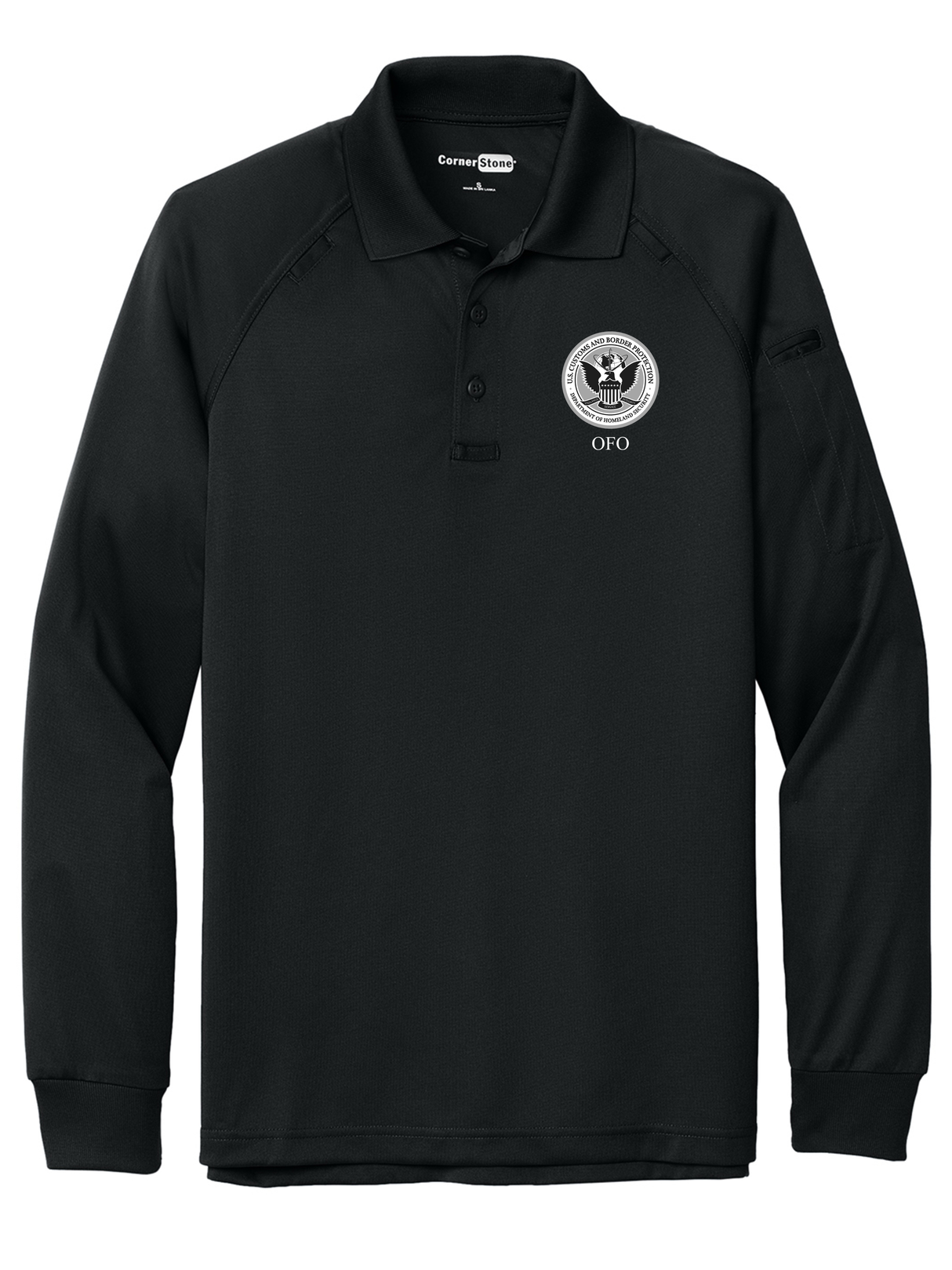 CBP Men's Tactical Long Sleeve Polo