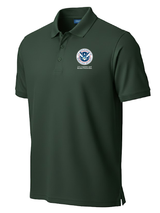 U.S. Customs and Border Protection (CBP) Men's Polo  Dark Green government employee uniform shirt