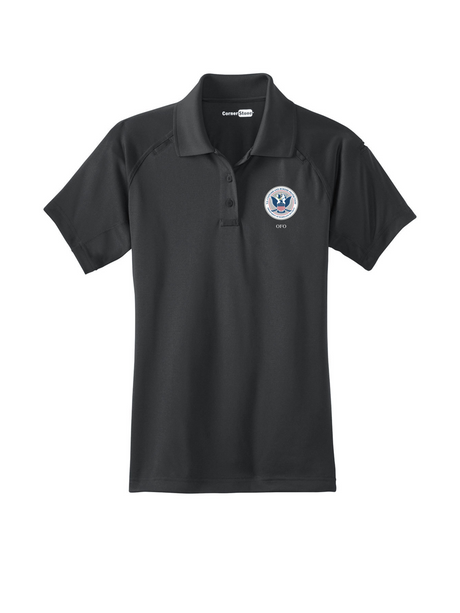 CBP_OFO-Womens_Tactical_Short_Sleeve_Polo-Slate_Gray