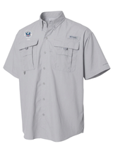U.S. Customs and Border Protection (CBP) Men's Columbia Bahama™ II Button Up Short Sleeve  Cool Grey government employee uniform shirt