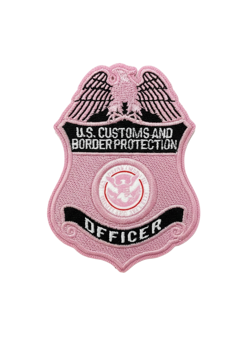 CBP OFFICER PINK BADGE