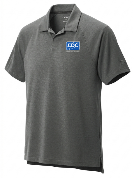 Centers for Disease Control and Prevention (CDC) Men's Polo Slate Gray government employee uniform shirt