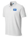 Centers for Disease Control and Prevention (CDC) Men's Short Sleeve Polo  White government employee uniform shirt