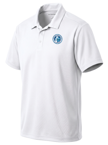 Cybersecurity and Infrastructure Security Agency (CISA) Men's Dri Fit Polo  White government employee uniform shirt