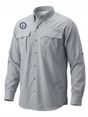 Crisis Management Training (CMT) Men's Columbia Bahama™ II Button Up Long-Sleeve  Cool Grey government employee uniform shirt