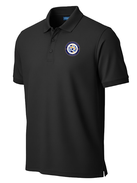 Crisis Management Training (CMT) Men's Polo  Black government employee uniform shirt