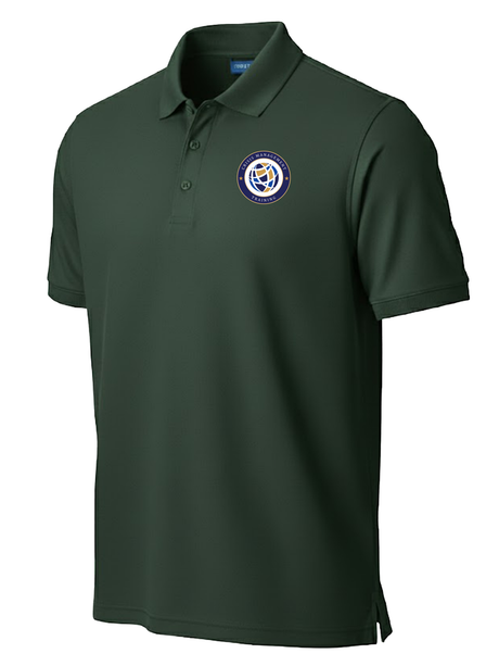 Crisis Management Training (CMT) Men's Polo  Dark Green government employee uniform shirt
