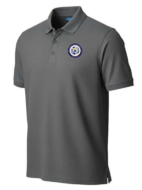 Crisis Management Training (CMT) Men's Polo  Slate Gray government employee uniform shirt