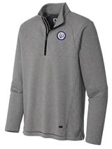 Crisis Management Training (CMT) Men's Transition Quarter Zip  Light Gray government employee uniform shirt