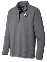 Crisis Management Training (CMT) Men's Transition Quarter Zip  Slate Gray government employee uniform shirt