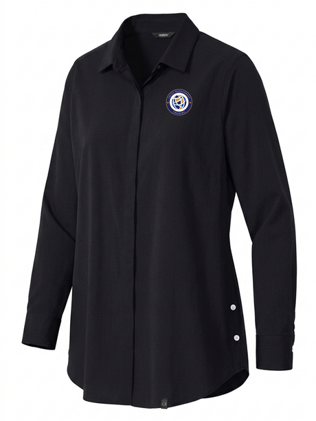 Crisis Management Training (CMT) Women's Commuter Shirt  Black government employee uniform shirt