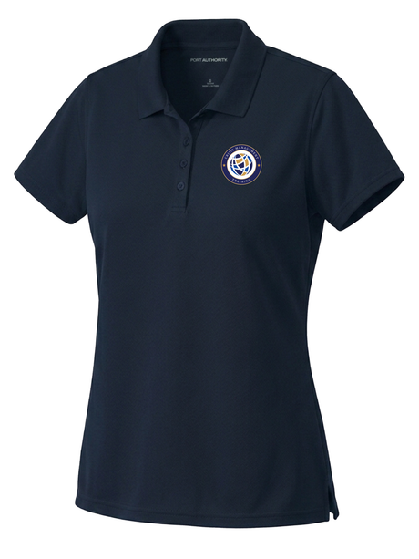 Crisis Management Training (CMT) Women's Dri Fit Polo  Navy Blue government employee uniform shirt