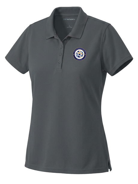 Crisis Management Training (CMT) Women's Dri Fit Polo  Slate Gray government employee uniform shirt