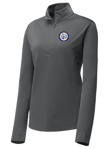 Crisis Management Training (CMT) Women's Lightweight Dri Fit 1/4 Zip  Slate Gray government employee uniform shirt