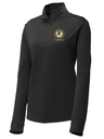 Civil Rights Division (CRT) Women's Lightweight Dri Fit 1/4 Zip  Black government employee uniform shirt