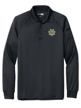 Florida Department of Juvenile Justice (DJJ) Men's Tactical Long Sleeve Polo Slate Gray government employee uniform shirt