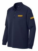 Navy Tactical Long Sleeve - Sheriff Men's Shirt (Yellow)