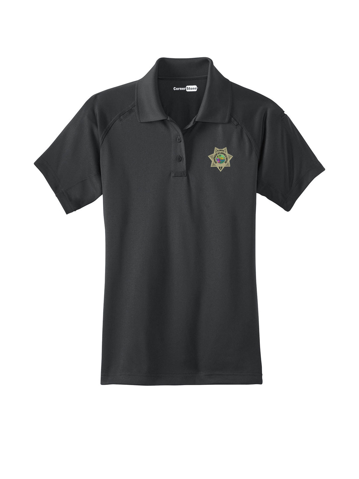 Florida Department of Juvenile Justice (DJJ) Women's Tactical Shirt Slate Gray government employee uniform shirt