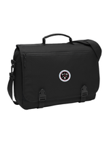 CWMD-PortAuthority-LaptopBag-Front-Black