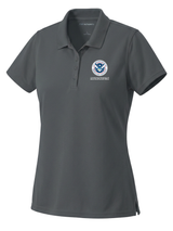 Countering Weapons of Mass Destruction Office (CWMD) Women's Dri Fit Polo  Slate Gray government employee uniform shirt