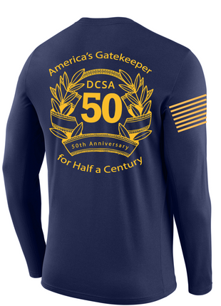DCSA Agency Identifier T Shirt (50th Anniversary Edition) - Long Sleeve