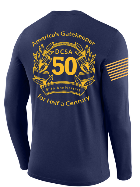 DCSA Agency Identifier T Shirt (50th Anniversary Edition) - Long Sleeve