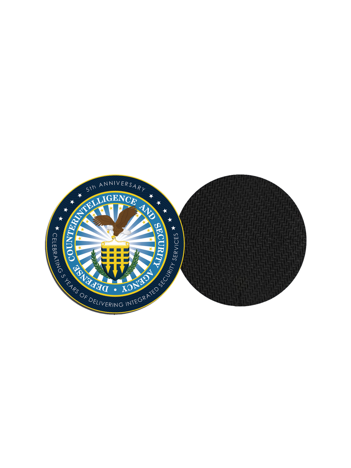 Dcsa Ring DCSA 5-Year Anniversary Coaster – FEDS Apparel