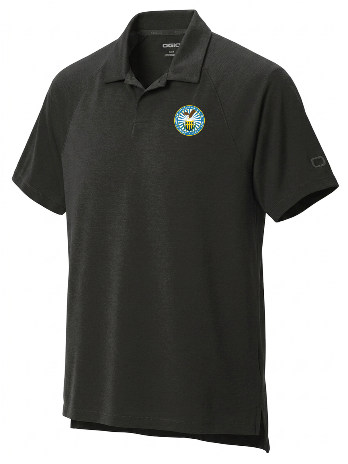 U.S. Defense Counterintelligence and Security Agency Men's Polo Black government employee uniform shirt