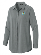 U.S. Defense Counterintelligence and Security Agency Women's Commuter Shirt Slate Gray government employee uniform shirt