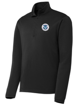 Dept. of Homeland Security Men's Lightweight Dri Fit 1/4 Zip