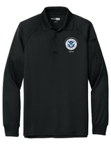 TACTICAL Dept of Homeland Security Polo- Men's Long Sleeve