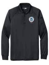 TACTICAL Dept of Homeland Security Polo- Men's Long Sleeve