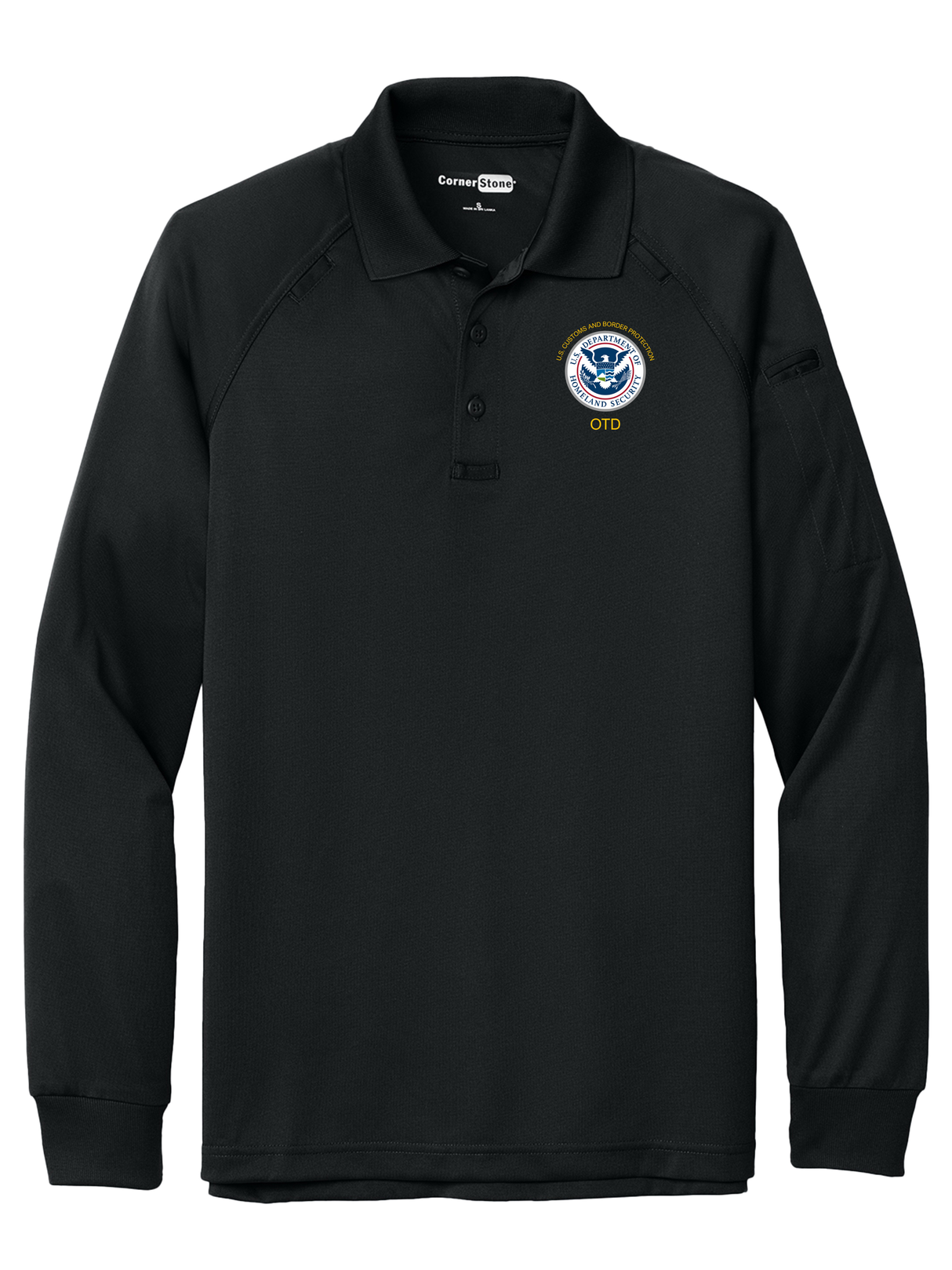 CBP OTD Men's Tactical Long Sleeve Polo