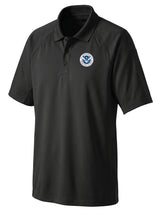 Dept. of Homeland Security Men's Tactical Polo  Black government employee uniform shirt
