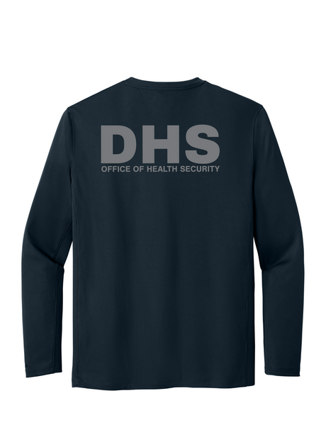 DHS_OHS_Agency_Long_sleeve_T-shirt_Navy