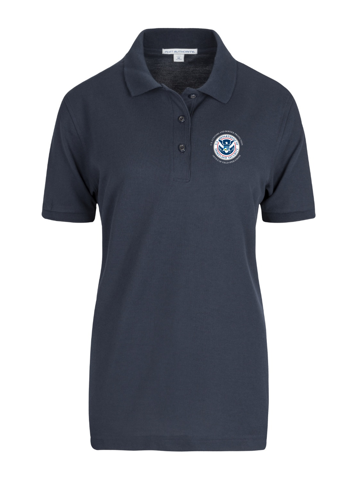 DHS U.S. Customs Border Patrol (CBP) Office of Field Operations (OFO) Agency Polo Navy
