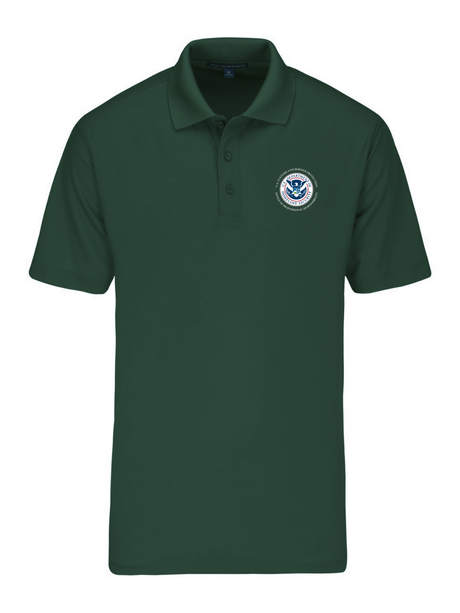 DHS U.S. Customs Border Patrol (CBP) Office of Professional Responsibility (OPR) Agency Polo Mens Dark Green