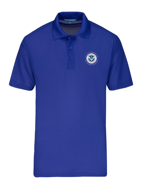 DHS U.S. Customs Border Patrol (CBP) Office of Professional Responsibility (OPR) Agency Polo Mens Royal Blue