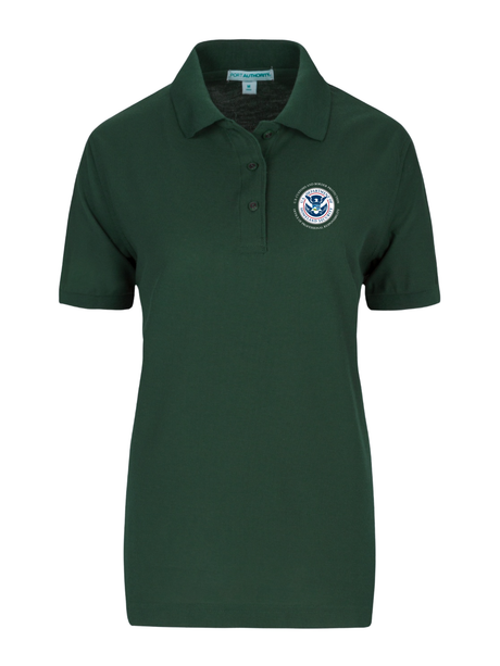DHS U.S. Customs Border Patrol (CBP) Office of Professional Responsibility (OPR) Agency Polo Womens Dark Green