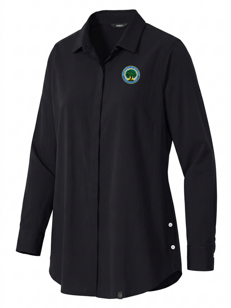 Department of Education Women's Commuter Shirt  Black government employee uniform shirt